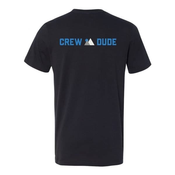 crew dude tee from monolith trail co