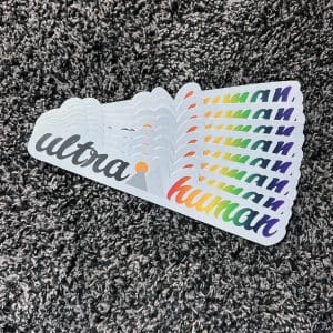 ultra human pride sticker from monolith trail co